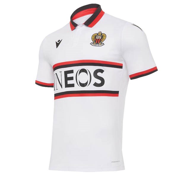 Tailandia Camiseta Nice Segunda Equipación 2020-2021 Blanco